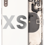 Apple iPhone XS Housing with Small Parts (No Charger Flex) - Silver Pulled A