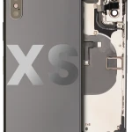Apple iPhone XS Housing with Small Parts (No Charger Flex) - Space Gray Pulled B