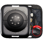Apple Watch Series 9 (45mm) Back Cover (LTE) - Space Black / Aluminum