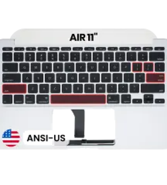 Apple Macbook Air 11 A1465 Topcase with Keyboard Pulled