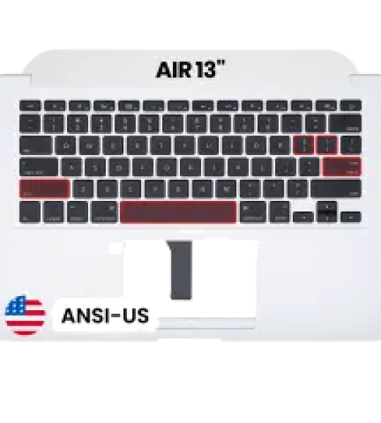 Apple MacBook Air 13 (A1466) Top Case with Keyboard (US English) Pulled B