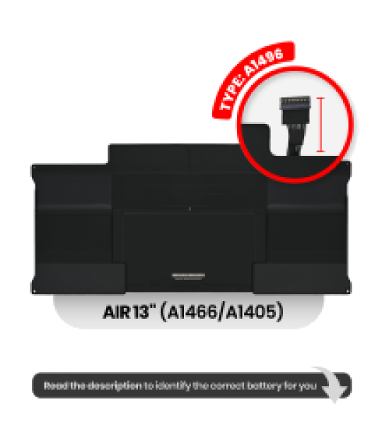 Apple Macbook Air 13 (A1466) Battery (A1496) OEM-Equivalent