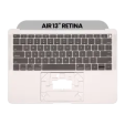 Apple Macbook Air 13 (A1932) Top Case with Keyboard (US English) - Space Gray Pulled
