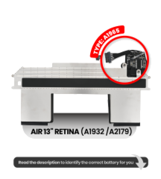 Apple Macbook Air 13' (A1932 / A2179) Battery A1965 OEM-Equivalent
