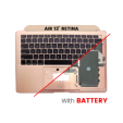 Apple Macbook Air 13 (A2179) Top Case with Keyboard and Battery (US English) - Rose Gold Pulled A