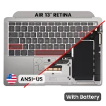 Apple Macbook Air 13 (A2179) Top Case with Keyboard and Battery (US English) - Rose Gold Pulled B