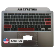 Apple Macbook Air 13 (A2337) M1 Top Case with Keyboard (US English) - Space Gray Pulled A