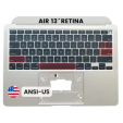 Apple Macbook Air 13 (A2337) M1 Top Case with Keyboard (US English) - Silver Pulled