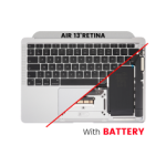 Apple Macbook Air 13 (A2337) M1 Top Case with Keyboard and Battery (US English) - Space Gray Pulled A