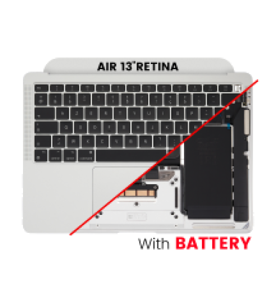 Apple Macbook Air 13 (A2337) M1 Top Case with Keyboard and Battery (US English) - Silver Pulled A
