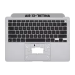 Apple Macbook Air 13 (A2337) M1 Top Case with Keyboard (US English) - Space Gray Pulled A