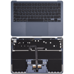 Apple MacBook Air 13.6 M2 (A2681) Top Case with Keyboard & Battery (US English) - Midnight OEM-Equivalent