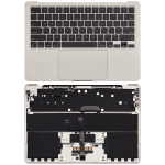 Apple MacBook Air 13.6 M2 (A2681) Top Case with Keyboard & Battery (US English) - Starlight OEM-Equivalent
