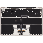 Apple MacBook Air 13.6 M2 (A2681) Top Case with Keyboard & Battery (US English) - Starlight OEM-Equivalent