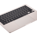 Apple MacBook Air 13.6 M2 (A2681) Top Case with Keyboard & Battery (US English) - Starlight OEM-Equivalent