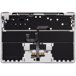 Apple MacBook Air 13.6 M2 (A2681) Top Case with Keyboard & Battery (US English) - Silver OEM-Equivalent