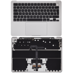 Apple MacBook Air 13.6 M2 (A2681) Top Case with Keyboard & Battery (UK English) - Silver OEM-Equivalent