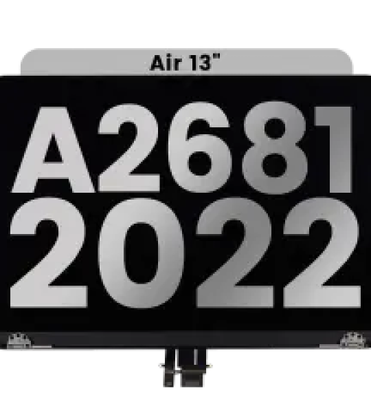 Apple MacBook Air 13.6 M2 (A2681) Display Complete with Housing - Silver Pulled A