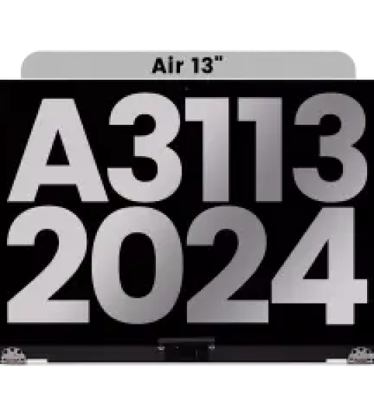 Macbook Air 13 M3 (A3113) Display Complete with Housing - Starlight Pulled A