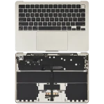 Apple Macbook Air 13 (A3113) Top Case with Keytboard & Battery (US English) - Starlight OEM-Equivalent