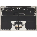 Apple Macbook Air 13 (A3113) Top Case with Keytboard & Battery (US English) - Starlight OEM-Equivalent