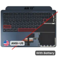 Apple Macbook Air 13 (A3113) Top Case with Keytboard & Battery (US English) - Midnight OEM-Equivalent