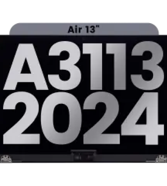 Macbook Air 13 M3 (A3113) Display Complete with Housing - Midnight Pulled A