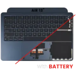 Apple Macbook Air 13 (A3113) Top Case with Keytboard & Battery (US English) - Midnight OEM-Equivalent
