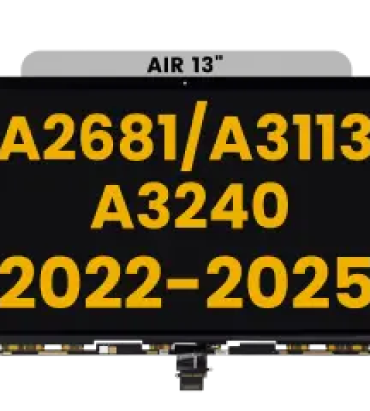Apple MacBook Air 13 (A3113 / A2681 / A3240) Display (No Frame) OEM-Equivalent