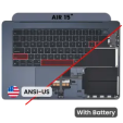 Apple Macbook Air 15 (A2941) Top Case with Keyboard & Battery - Midnight OEM-Equivalent