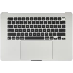 Apple Macbook Air 15 (A3114) Top Case with Keyboard & Battery (US English) - Silver OEM-Equivalent