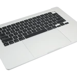 Apple Macbook Air 15 (A3114) Top Case with Keyboard & Battery (US English) - Silver OEM-Equivalent