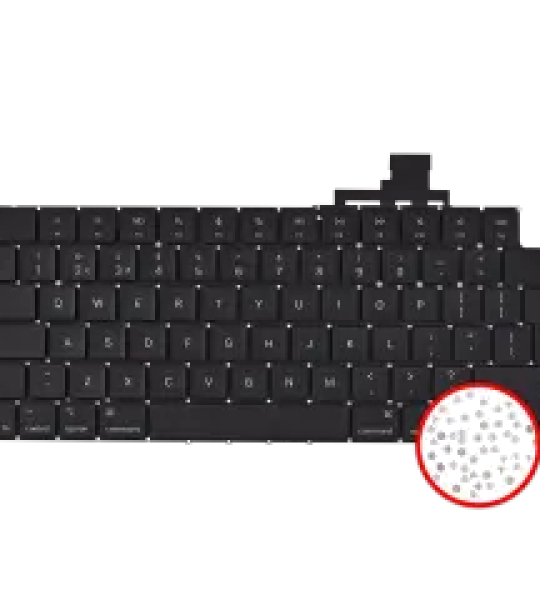 Apple Macbook Air 15 (A3241) Keyboard with Backlight & Screws (UK English) OEM-Equivalent