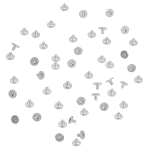 Apple Macbook Air 15 (A3241) Keyboard with Backlight & Screws (UK English) OEM-Equivalent