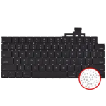 Apple Macbook Air 15 (A3241) Keyboard with Backlight & Screws (US English) OEM-Equivalent