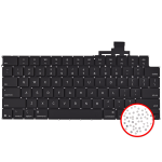 Apple Macbook Air 15 (A3241) Keyboard with Backlight & Screws (US English) OEM-Equivalent