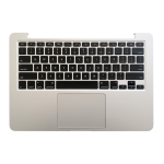 Apple MacBook Pro 13" (A1502) (2015) Top Case with Keyboard & Battery - Silver Pulled