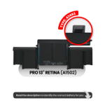 Apple MacBook Pro 13" (A1502) (2013-2014) Battery A1493 OEM-Equivalent