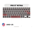 Apple MacBook Pro 13" (A1502) (2013-2014) Top Case with Keyboard (US English) - Silver Pulled