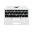 Apple Macbook Pro 13 (A1706) Top Case with Keyboard & Touchbar (UK English) - Silver Pulled