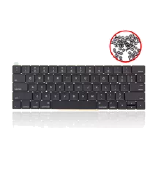Apple Macbook Pro 13 (A1706) / Pro 15 (A1707) Keyboard with Backlight & Screws (US English) OEM-Equivalent