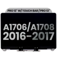 Apple Macbook Pro 13 (A1706 / A1708) Display Complete with Housing - Space Gray Pulled C