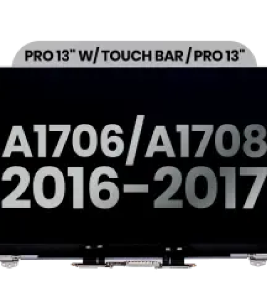 Apple Macbook Pro 13 (A1706 / A1708) Display Complete with Housing - Space Gray Pulled C