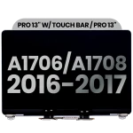Apple Macbook Pro 13 (A1706 / A1708) Display Complete with Housing - Space Gray Pulled C