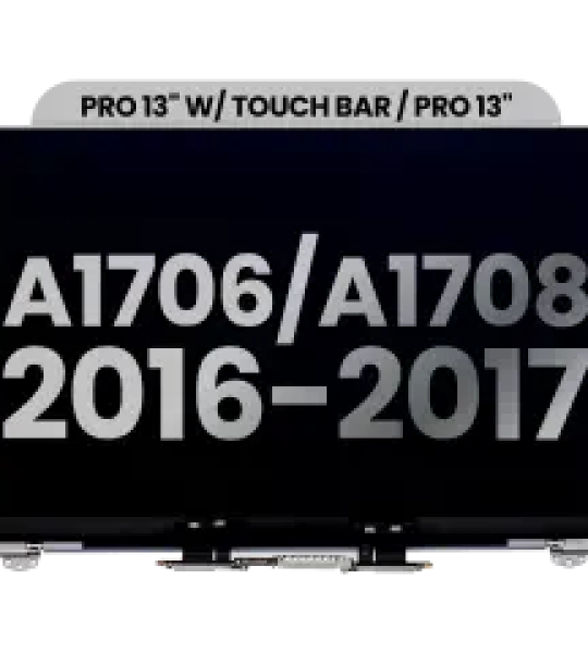 Apple Macbook Pro 13 (A1706 / A1708) Display Complete with Housing - Space Gray Pulled B