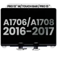 Apple Macbook Pro 13 (A1706 / A1708) Display Complete with Housing - Silver Pulled B