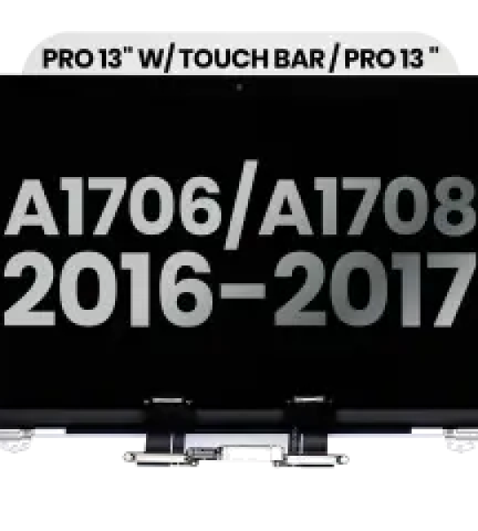 Apple Macbook Pro 13 (A1706 / A1708) Display Complete with Housing - Silver Pulled B