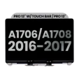 Apple Macbook Pro 13 (A1706 / A1708) Display Complete with Housing - Space Gray Pulled A