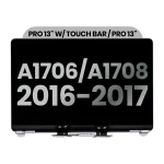 Apple Macbook Pro 13 (A1706 / A1708) Display Complete with Housing - Space Gray Pulled A