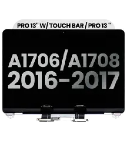 Apple Macbook Pro 13 (A1706 / A1708) Display Complete with Housing - Silver Pulled A